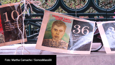 Los rostros de los normalistas que no olvidamos.