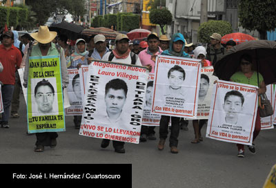 Vivos se los llevaron, vivos los queremos, fue el mensaje que mandó el normalista sobreviviente al Estado mexicano.