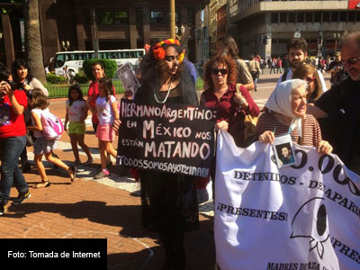 "Ayotzinapa es la gota que derramó el vaso, es el punto de quiebre", afirmó Nora Cortiñas, dirigente Madre de Plaza de Mayo.