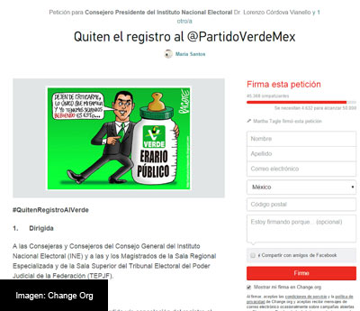 El PVEM ha llevado a cabo una campaña reiterada de publicidad, que busca favorecerlo frente a la ciudadanía de manera indebida.