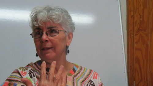 Las líderes sociales tenemos que ser valientes: Leticia Ochoa. Foto: Agustín Galo Samario.