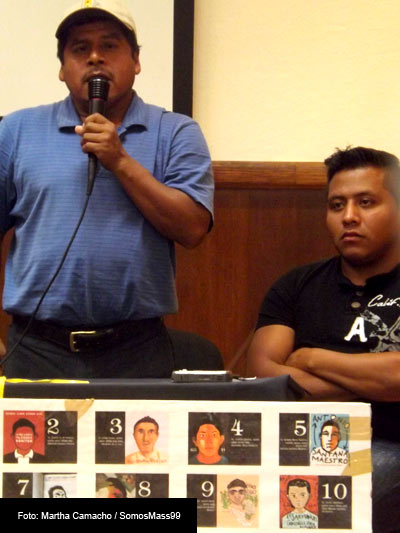 El padre de Lauro dijo que ni aún en su condición de campesinos se van a quedar callados.