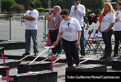 Carmen es una sobreviviente y hoy es defensora de derechos humanos.