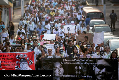 El Centro Pro exige que se tomen las medidas necesarias para salvaguardar la seguridad e integridad de los activistas y periodistas en Veracruz.