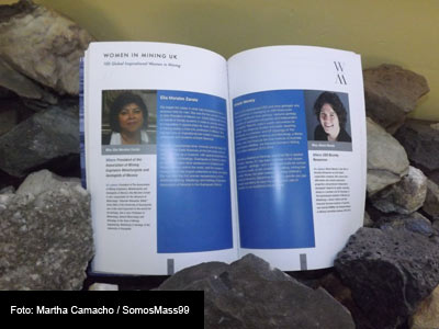 . Elia Mónica Morales, una de las 100 mujeres más destacadas en el mundo de la minería. Es guanajuatense y egresada de la facultad de Minas de la UG.