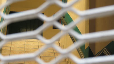 El acceso al edificio donde tenía sus oficinas Gerardo Nieto permanece cerrado. 