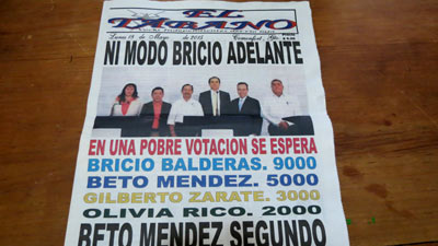 El semanario que dirigía Gerardo Nieto es de corte esencialmente político.