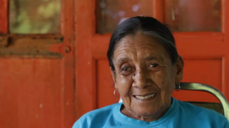 Karitina Ortiz Ortiz. Pantallazo del documental Batalla de las Cacerolas.