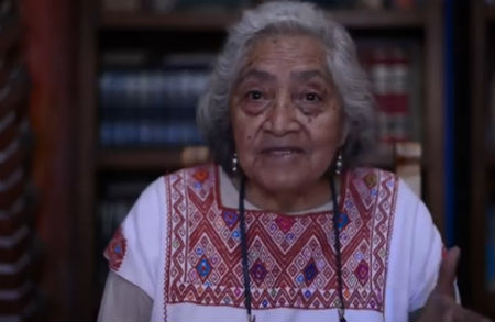 Osbelia Quiroz. Pantallazo del documental Batalla de las Cacerolas.